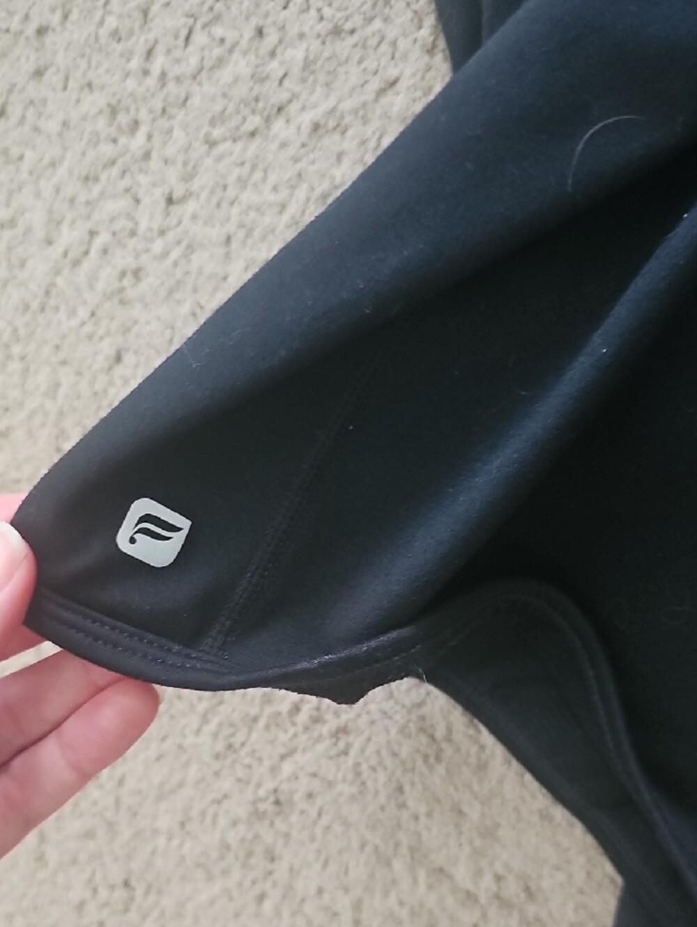 Fabletics Black Full-Zip Performance Jacket - Picture 2 of 6